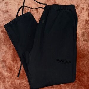 Essentials Black Men's Sweatpants Joggers